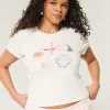 Shell Graphic Baby Tee,Shell Graphic Baby Tee