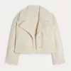 Sherpa-Lined Faux Suede Crop Biker Jacket,Sherpa-Lined Faux Suede Crop Biker Jacket Sherpa-Lined Faux Suede Crop Biker Jacket,Sherpa-Lined Faux Suede Crop Biker Jacket