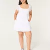 Short-Sleeve Channeled Waist Mini Dress,Short-Sleeve Channeled Waist Mini Dress Short-Sleeve Channeled Waist Mini Dress,Short-Sleeve Channeled Waist Mini Dress