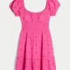 Short-Sleeve Channeled Waist Mini Dress,Short-Sleeve Channeled Waist Mini Dress Short-Sleeve Channeled Waist Mini Dress,Short-Sleeve Channeled Waist Mini Dress