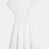 Short-Sleeve Channeled Waist Mini Dress,Short-Sleeve Channeled Waist Mini Dress Short-Sleeve Channeled Waist Mini Dress,Short-Sleeve Channeled Waist Mini Dress