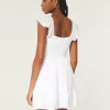 Short-Sleeve Cinch Bust Skort Dress,Short-Sleeve Cinch Bust Skort Dress Short-Sleeve Cinch Bust Skort Dress,Short-Sleeve Cinch Bust Skort Dress