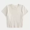 Short-Sleeve Crew Baby Tee,Short-Sleeve Crew Baby Tee