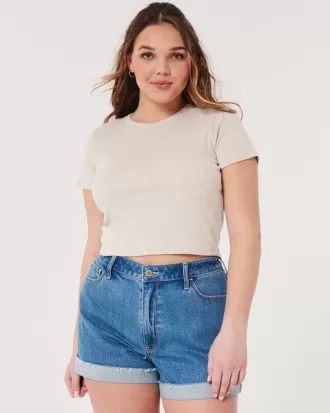 Short-Sleeve Crew Baby Tee,Short-Sleeve Crew Baby Tee Short-Sleeve Crew Baby Tee,Short-Sleeve Crew Baby Tee