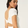 Short-Sleeve Crochet-Style Twist Back Mini Dress,Short-Sleeve Crochet-Style Twist Back Mini Dress Short-Sleeve Crochet-Style Twist Back Mini Dress,Short-Sleeve Crochet-Style Twist Back Mini Dress