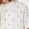 Short-Sleeve Embroidered Pattern Shirt,Short-Sleeve Embroidered Pattern Shirt