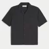Short-Sleeve Seersucker Shirt,Short-Sleeve Seersucker Shirt