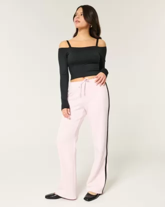 Side-Stripe Straight Sweatpants,Side-Stripe Straight Sweatpants