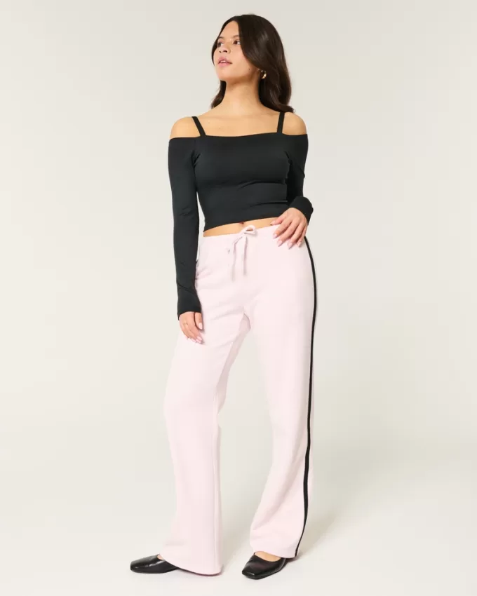 Side-Stripe Straight Sweatpants,Side-Stripe Straight Sweatpants