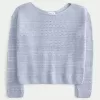 Slouchy Textural Stitch Sweater,Slouchy Textural Stitch Sweater