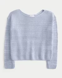 Slouchy Textural Stitch Sweater,Slouchy Textural Stitch Sweater