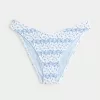 Smocked High-Leg Cheeky Bikini Bottom,Smocked High-Leg Cheeky Bikini Bottom