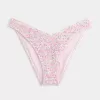 Smocked High-Leg Cheeky Bikini Bottom,Smocked High-Leg Cheeky Bikini Bottom