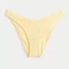 Smocked High-Leg Cheeky Bikini Bottom,Smocked High-Leg Cheeky Bikini Bottom