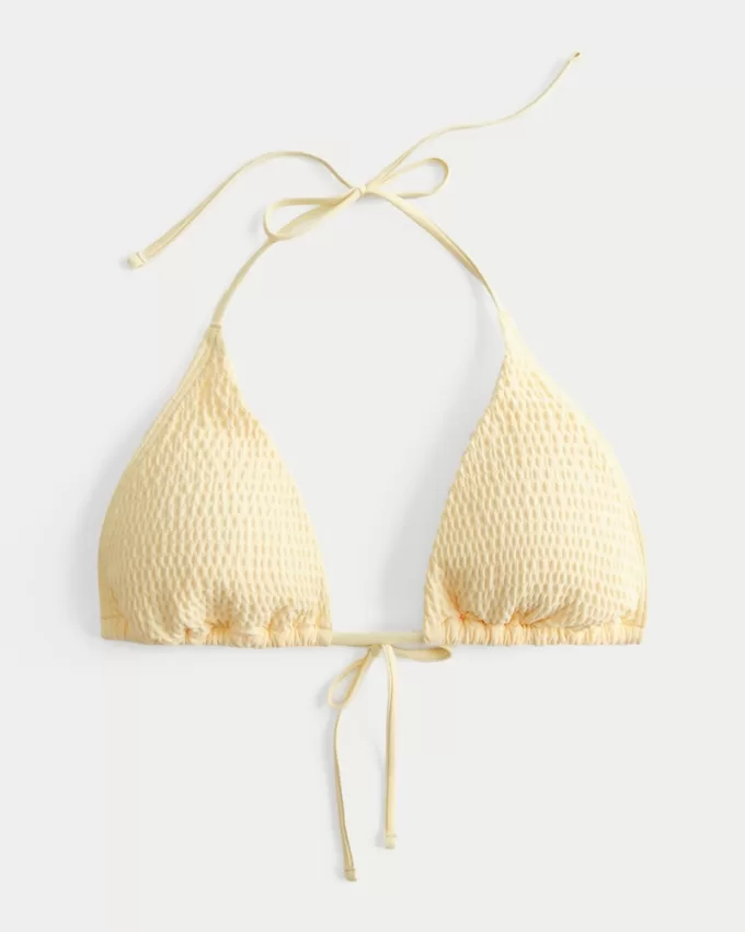 Smocked Multi-Way Triangle Bikini Top,Smocked Multi-Way Triangle Bikini Top Smocked Multi-Way Triangle Bikini Top,Smocked Multi-Way Triangle Bikini Top