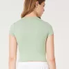 Soft Stretch Seamless Fabric Crew Baby Tee,Soft Stretch Seamless Fabric Crew Baby Tee
