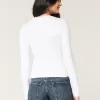 Soft Stretch Seamless Fabric Crew Top,Soft Stretch Seamless Fabric Crew Top