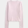 Soft Stretch Seamless Fabric Crew Top,Soft Stretch Seamless Fabric Crew Top