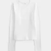 Soft Stretch Seamless Fabric Crew Top,Soft Stretch Seamless Fabric Crew Top