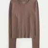 Soft Stretch Seamless Fabric Long-Sleeve Crew Top,Soft Stretch Seamless Fabric Long-Sleeve Crew Top