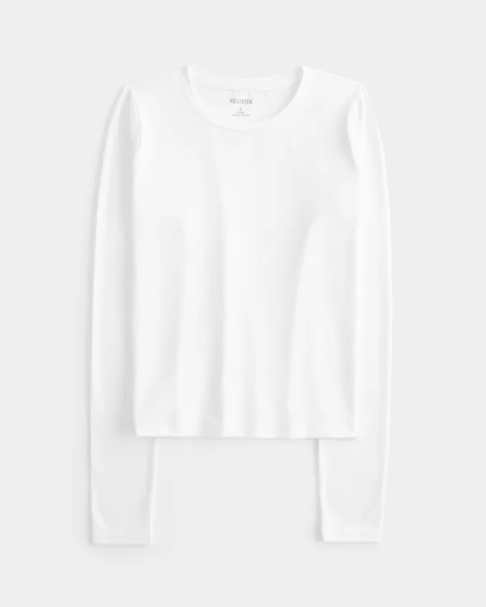 Soft Stretch Seamless Fabric Long-Sleeve Crew Top,Soft Stretch Seamless Fabric Long-Sleeve Crew Top Soft Stretch Seamless Fabric Long-Sleeve Crew Top,Soft Stretch Seamless Fabric Long-Sleeve Crew Top