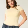 Soft Stretch Seamless Fabric Longline Baby Tee,Soft Stretch Seamless Fabric Longline Baby Tee