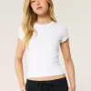 Soft Stretch Seamless Fabric Longline Baby Tee,Soft Stretch Seamless Fabric Longline Baby Tee
