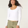 Soft Stretch Seamless Fabric Scoop Top,Soft Stretch Seamless Fabric Scoop Top