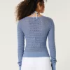 Stitchy Scoop Sweater,Stitchy Scoop Sweater