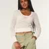 Stitchy Scoop Sweater,Stitchy Scoop Sweater
