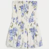 Strapless Bubble Mini Dress,Strapless Bubble Mini Dress
