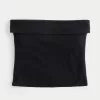Strapless Foldover Tube Top,Strapless Foldover Tube Top