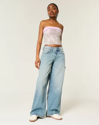 Strapless Reversible Foldover Tube Top,Strapless Reversible Foldover Tube Top