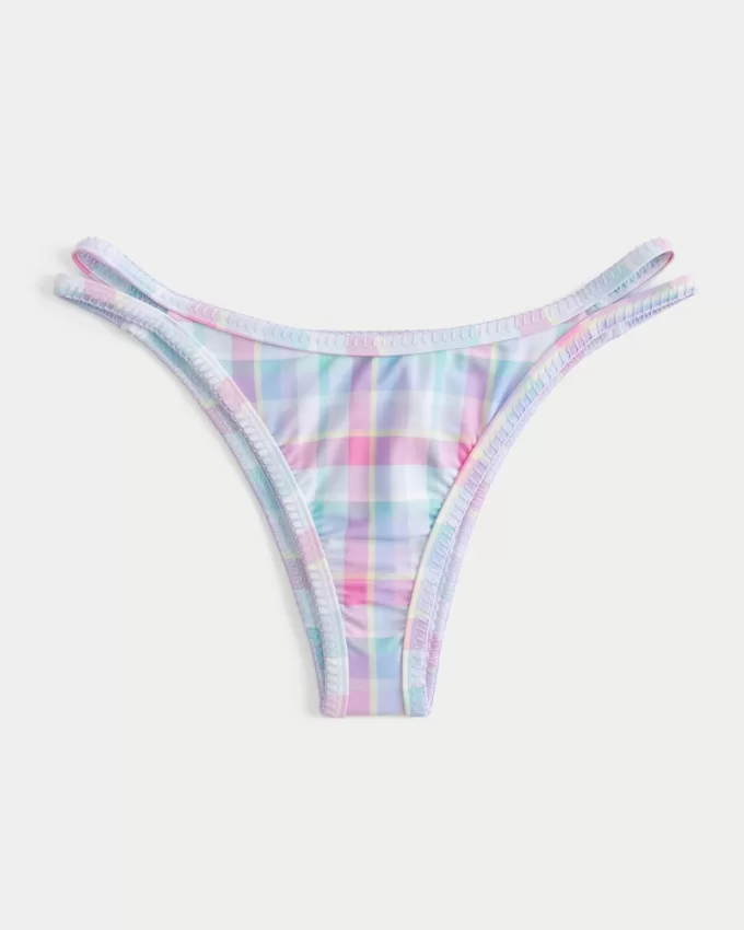 Strappy High-Leg Cheekiest Bikini Bottom,Strappy High-Leg Cheekiest Bikini Bottom