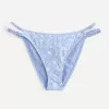 Strappy High-Leg Cheeky Bikini Bottom,Strappy High-Leg Cheeky Bikini Bottom