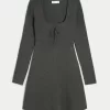 Sweater-Knit Skater Mini Dress,Sweater-Knit Skater Mini Dress Sweater-Knit Skater Mini Dress,Sweater-Knit Skater Mini Dress