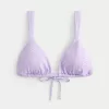 Tapered Jacquard Triangle Bikini Top,Tapered Jacquard Triangle Bikini Top
