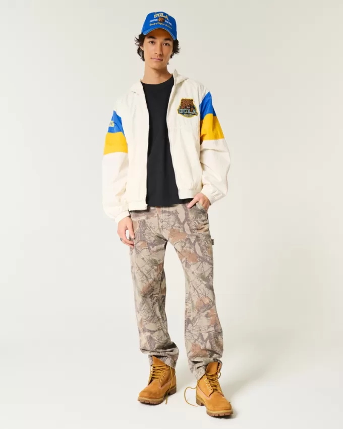 UCLA Bruins Graphic Hooded Windbreaker Jacket,UCLA Bruins Graphic Hooded Windbreaker Jacket
