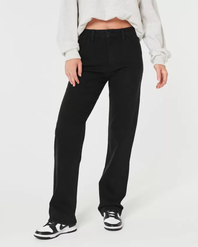 Ultra High-Rise Black Dad Jeans,Ultra High-Rise Black Dad Jeans Ultra High-Rise Black Dad Jeans,Ultra High-Rise Black Dad Jeans