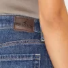 Ultra High-Rise Dark Wash Denim Mom Shorts,Ultra High-Rise Dark Wash Denim Mom Shorts
