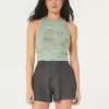Ultra High-Rise Linen-Blend Soft Cargo Shorts,Ultra High-Rise Linen-Blend Soft Cargo Shorts