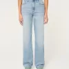 Ultra High-Rise Medium Wash Dad Jeans,Ultra High-Rise Medium Wash Dad Jeans