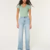 Ultra High-Rise Medium Wash Dad Jeans,Ultra High-Rise Medium Wash Dad Jeans