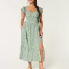 V-Waist Open Back Midi Dress,V-Waist Open Back Midi Dress V-Waist Open Back Midi Dress,V-Waist Open Back Midi Dress