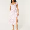 V-Waist Open Back Midi Dress,V-Waist Open Back Midi Dress V-Waist Open Back Midi Dress,V-Waist Open Back Midi Dress
