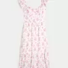 V-Waist Open Back Midi Dress,V-Waist Open Back Midi Dress V-Waist Open Back Midi Dress,V-Waist Open Back Midi Dress