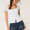 Voile Button-Through Blouse,Voile Button-Through Blouse