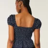 Voile Peplum Top,Voile Peplum Top