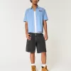 Washed Black Baggy Jean Shorts,Washed Black Baggy Jean Shorts