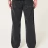 Washed Black Baggy Jeans,Washed Black Baggy Jeans